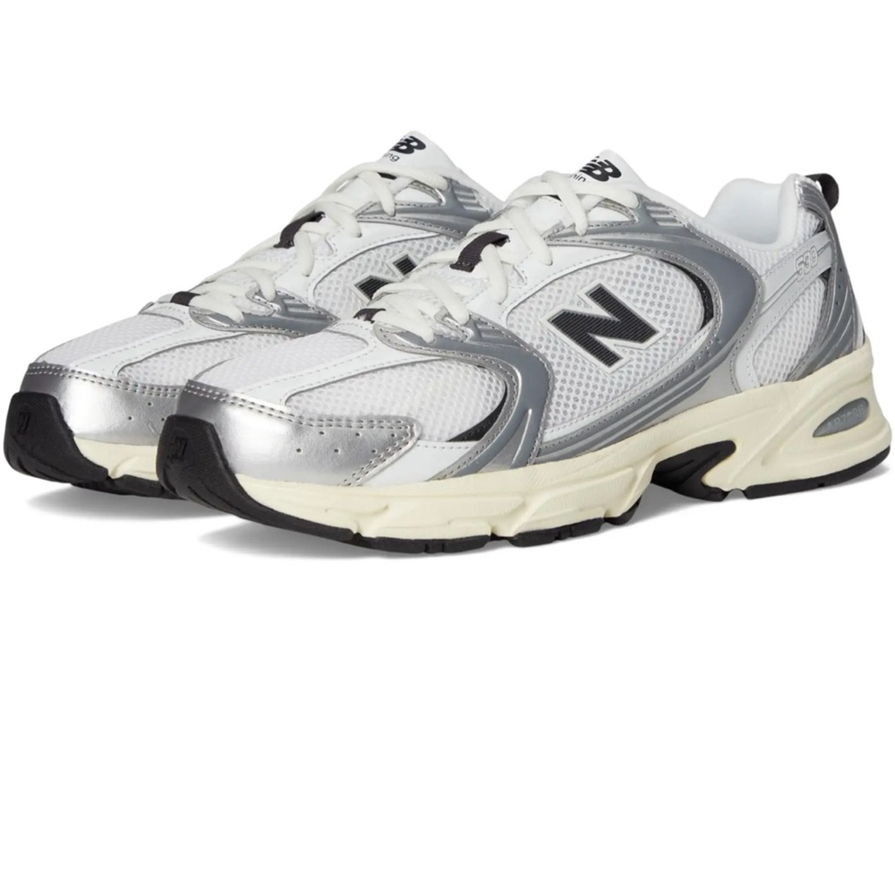 New Balance 530 size 10 W 11.5 M silver and black